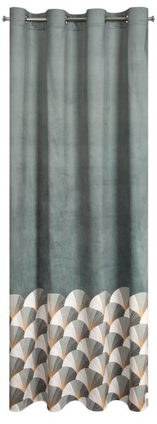 ZATEMŇOVACÍ ZÁVES NA KRÚŽKOCH GINA 140X250 CM VZOROVANÁ