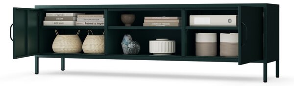 RTV skrinka XL ROSARIA 1700 x 400 x 500, fľaškovozelená
