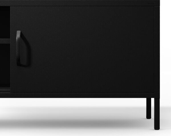 RTV skrinka XL ROSARIA 1700 x 400 x 500, čierna