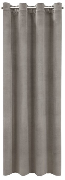 ZATEMŇOVACÍ ZÁVES NA KRÚŽKOCH MILO 140X250 CM SIVÁ