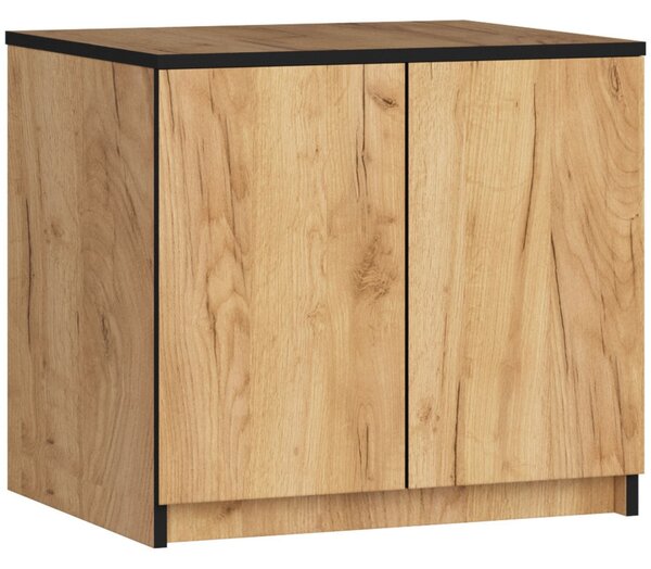 Ak furniture Nástavec na skriňu STAR 60 cm dub remeselný zlatý
