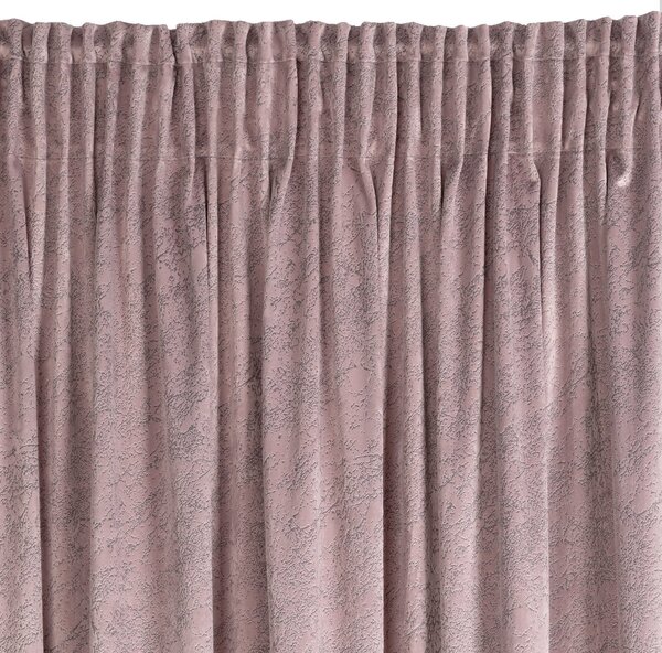 ZATEMŇOVACÍ ZÁVES NA PÁSKE RIVA 140X270 CM PÚDROVO RUŽOVÁ
