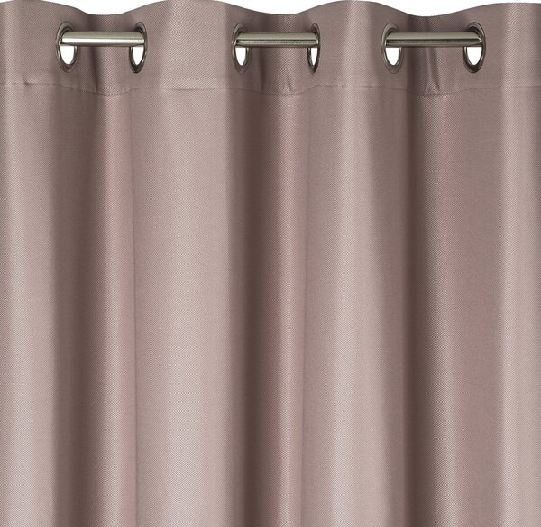 ZATEMŇOVACÍ ZÁVES NA KRÚŽKOCH ESSME 140X250 CM PÚDROVÁ