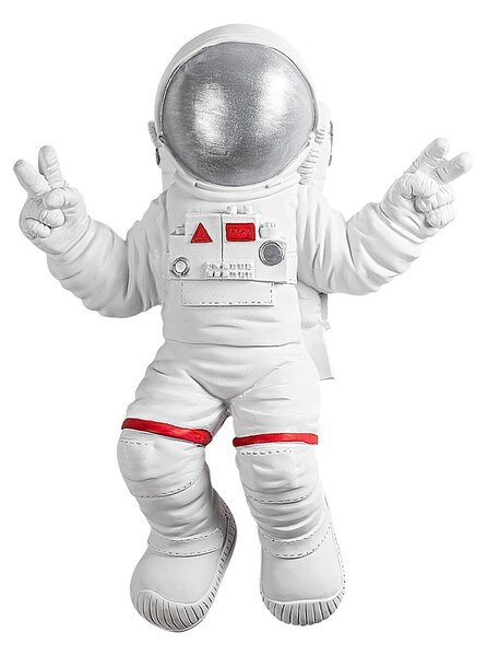 Wallity Nástenná dekorácia Astronaut biela/šedá