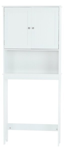 KONDELA Skrinka nad WC, biela, ATENE TYP 5