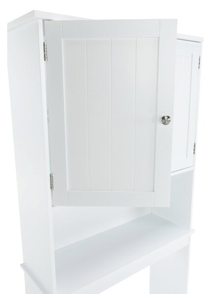 KONDELA Skrinka nad WC, biela, ATENE TYP 5