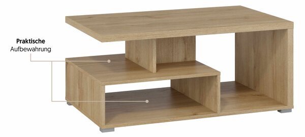 PROFI obývacia stena SERIO dub carpenter-kašmír zostava 2