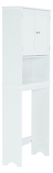 KONDELA Skrinka nad WC, biela, ATENE TYP 5