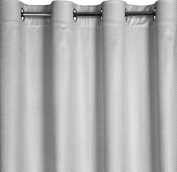ZATEMŇOVACÍ ZÁVES NA KRÚŽKOCH DARCY 140X250 CM STRIEBORNÁ