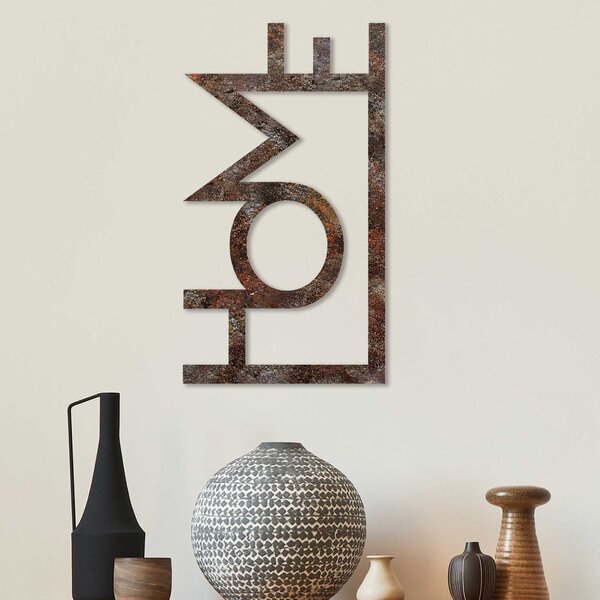 Wallity Nástenná dekorácia Rusty Home viacfarebná