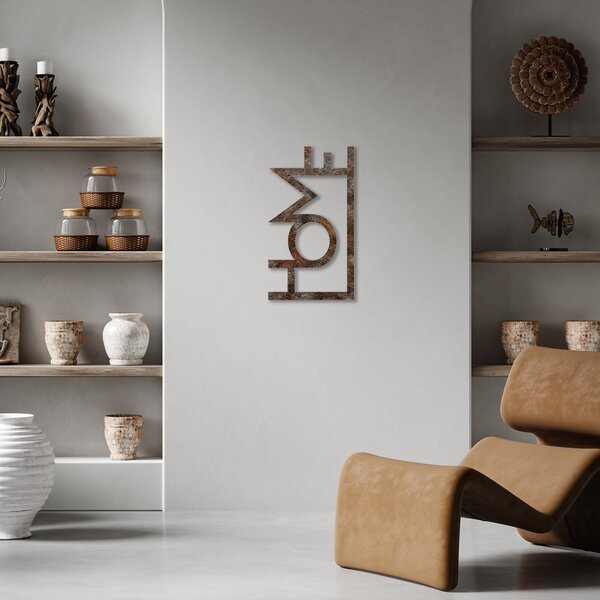 Wallity Nástenná dekorácia Rusty Home viacfarebná