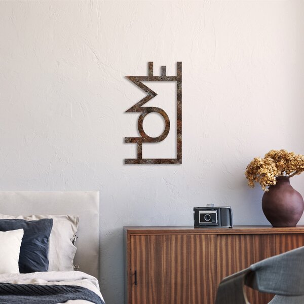 Wallity Nástenná dekorácia Rusty Home viacfarebná