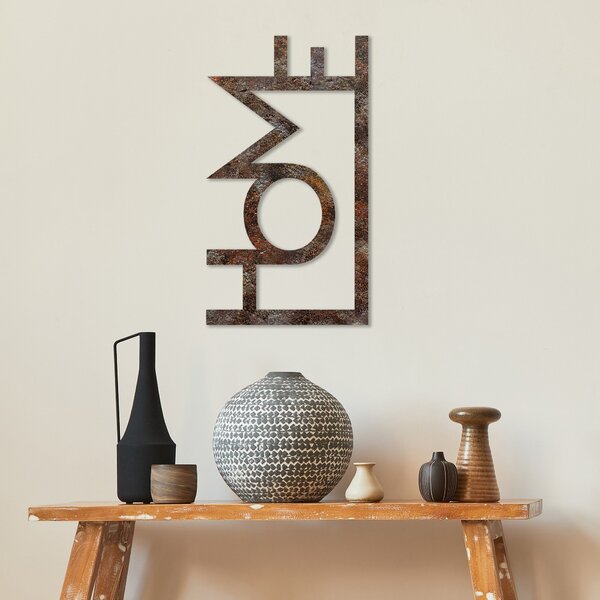 Wallity Nástenná dekorácia Rusty Home viacfarebná