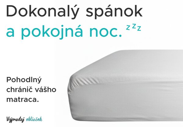 Nepremokavý froté chránič matraca GUARD 80 x 160 cm