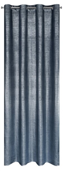ZATEMŇOVACÍ ZÁVES NA KRÚŽKOCH AMBI 140X250 CM NÁMORNÍCKA MODRÁ