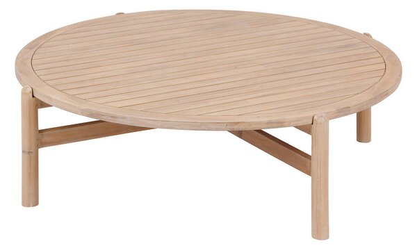 Konferenčný stolík z agátového dreva, do záhrady, Ø 120 cm