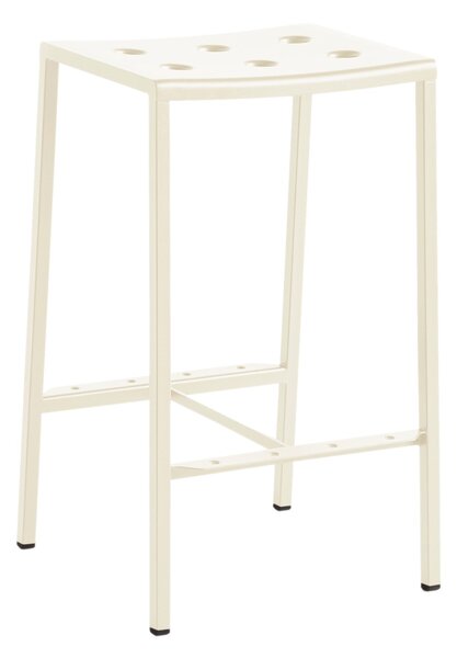 HAY Záhradná barová stolička Balcony Bar Stool Low, Chalk Beige