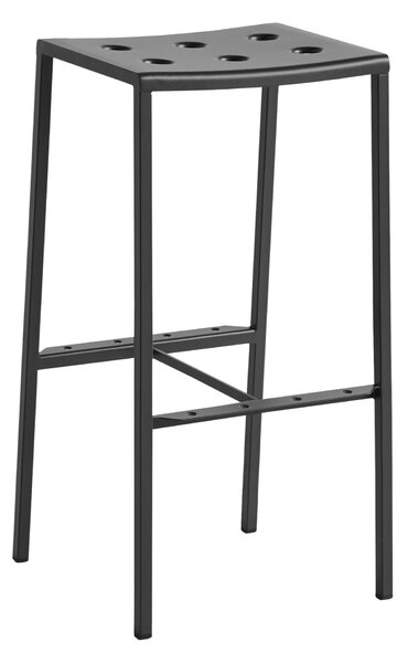 HAY Záhradná barová stolička Balcony Bar Stool High, Anthracite