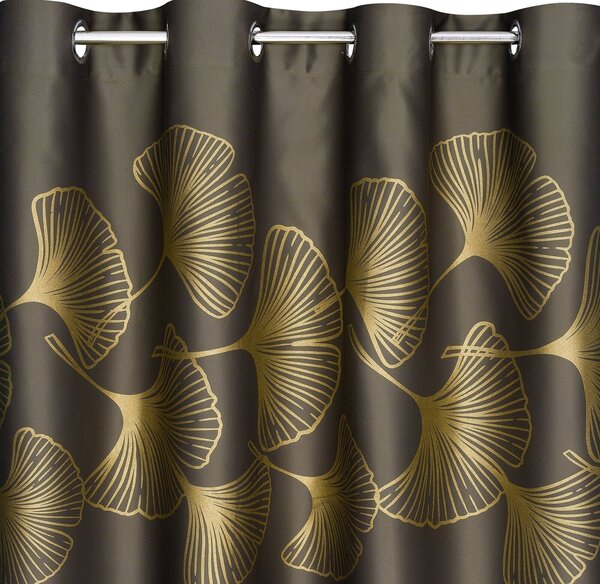 ZATEMŇOVACÍ ZÁVES NA KRÚŽKOCH HARMONY 140X250 CM HNEDÁ
