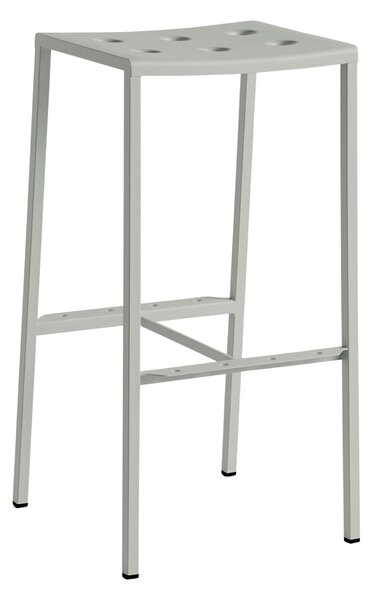 HAY Záhradná barová stolička Balcony Bar Stool High, Desert Green