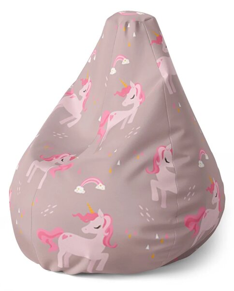 Sablio Sedací vak Pear Pony - 70 x 95 x 15 cm