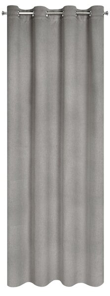 ZATEMŇOVACÍ ZÁVES NA KRÚŽKOCH AMARO 140X250 CM TMAVOSIVÁ
