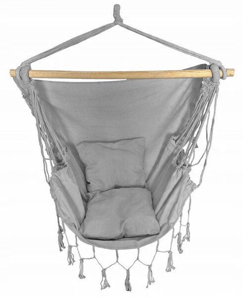 Závesné kreslo BOHO béžové / sivé HAM3200
