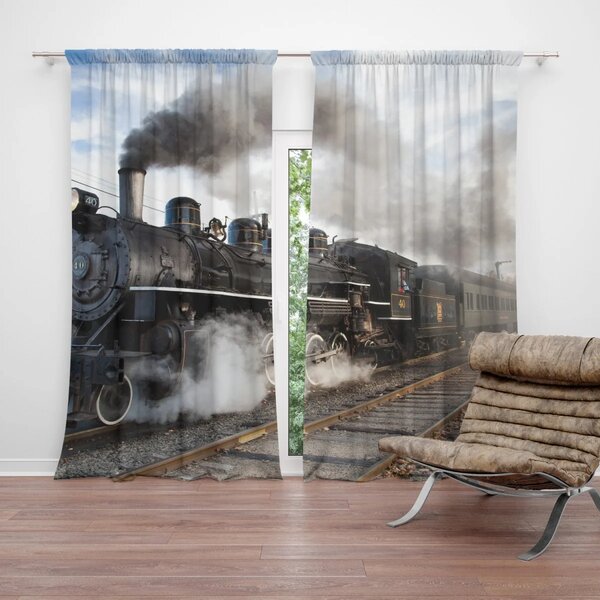 Sablio Záves Parná lokomotíva: 2 ks 140x250 cm