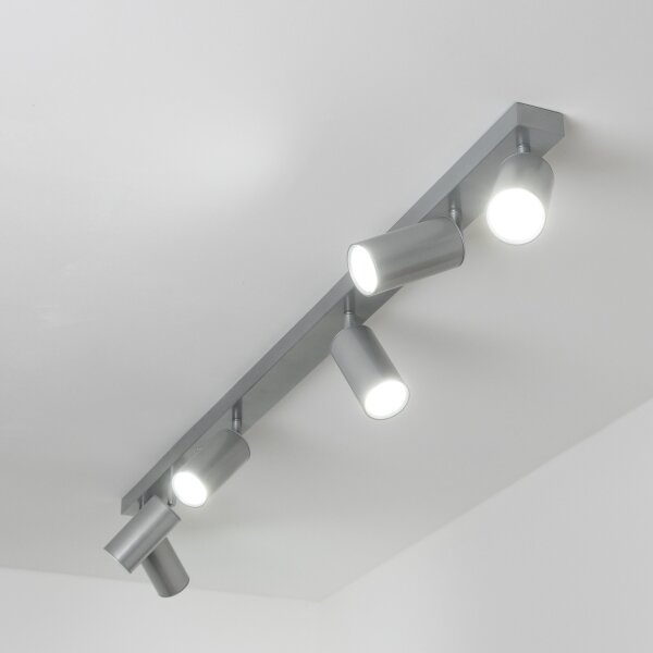 Brilagi - Kúpeľňové bodové svietidlo SELE 6xGU10/30W/230V IP44 strieborná