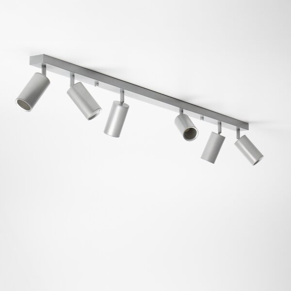 Brilagi - Kúpeľňové bodové svietidlo SELE 6xGU10/30W/230V IP44 strieborná