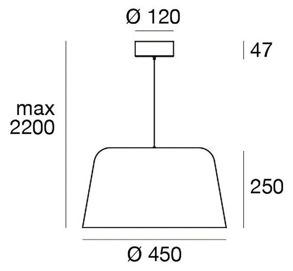 LED závesné svietidlo Delfi_P, biele, Ø 45 cm, kov, Biela / opálová, Obývacia izba / jedáleň, Hliník, Moderný, Závesné svietidlo