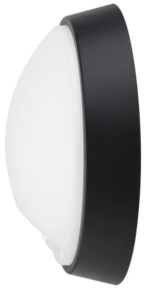 LED Vonkajšie nástenné svietidlo so senzorom LED/12W/230V IP65 čierna