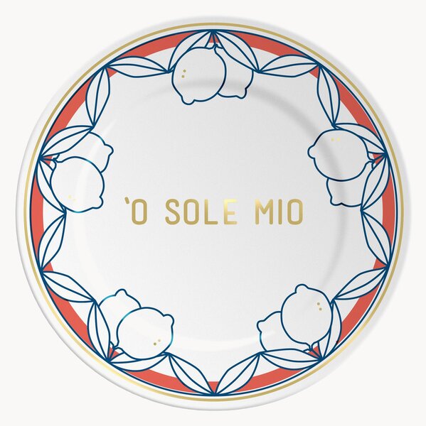 Porcelánový tanier ‘O Sole Mio
