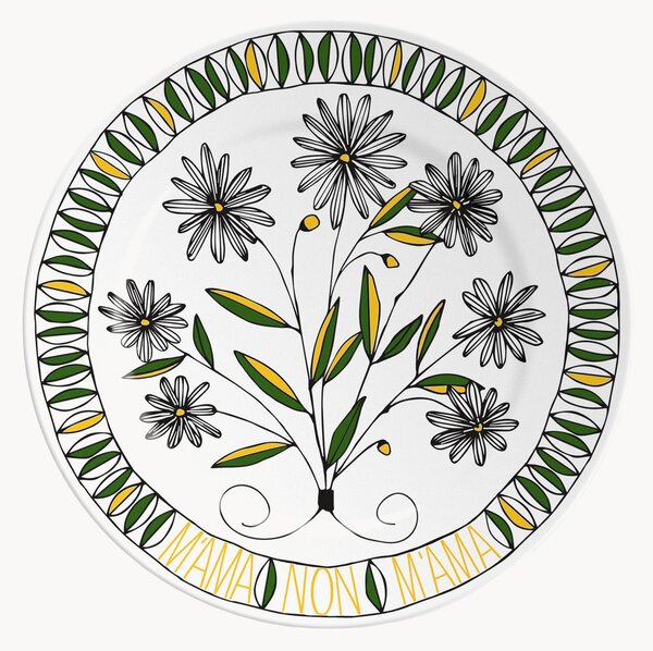Porcelánový tanier M'Ama Non M'Ama