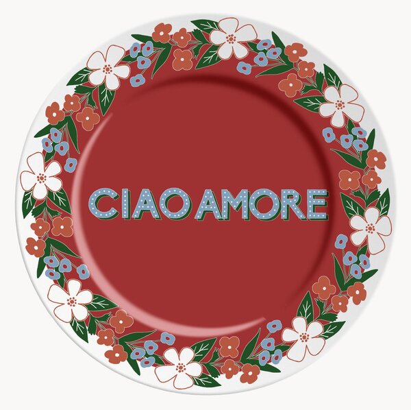 Porcelánový tanier Ciao Amore