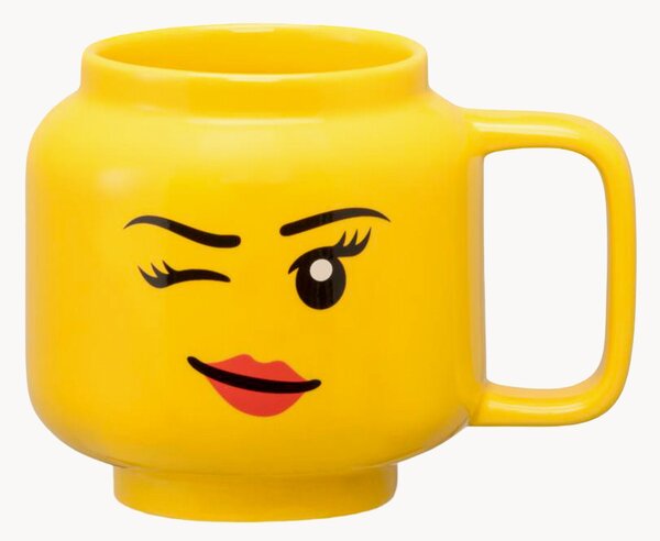 Keramický detský hrnček Head Small Winking Girl