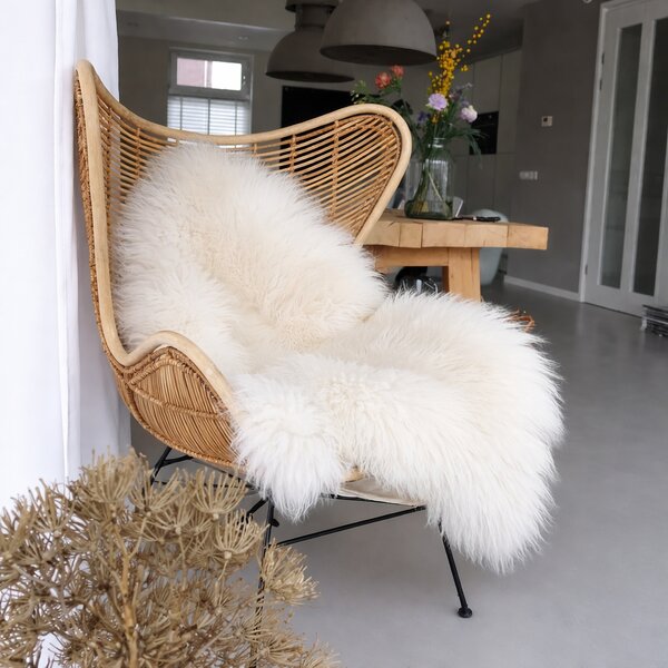 Ovčia kožušina biela Kožušina: M- 110x65 cm