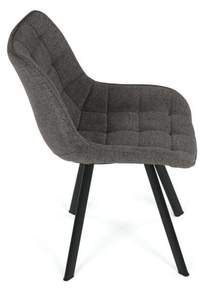 Jedálenská stolička sivá HC-V3068 GREY2