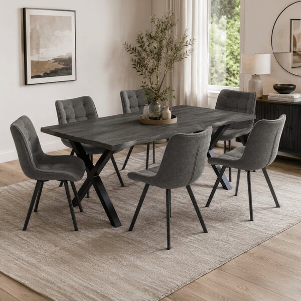 Jedálenská stolička sivá HC-V3068 GREY2