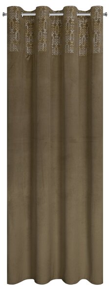 ZATEMŇOVACÍ ZÁVES NA KRÚŽKOCH LIZA 140X250 CM BÉŽOVÁ