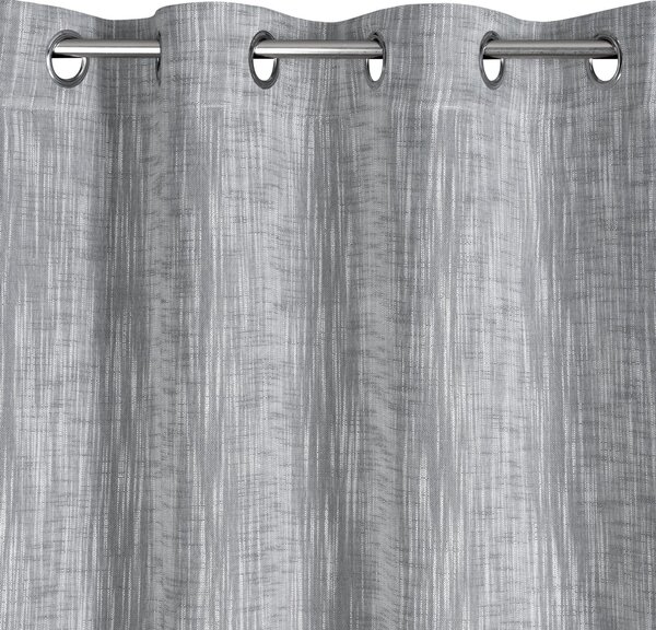 ZATEMŇOVACÍ ZÁVES NA KRÚŽKOCH ANIKA 140X250 CM SIVÁ