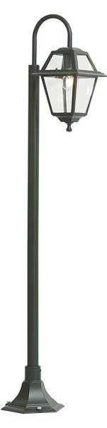 Klasická vonkajšia lampa tmavozelená 135 cm IP44 - Berta