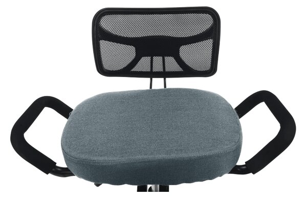 KONDELA Ergonomická kľakačka, sivá/čierna, RUFUS