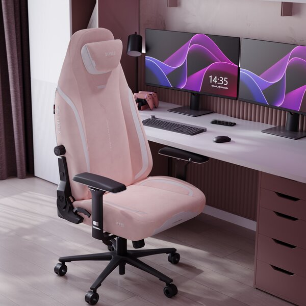 Ružová herná stolička Diablo X.Eye Prime Akira Pink