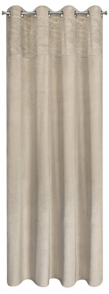 ZATEMŇOVACÍ ZÁVES NA KRÚŽKOCH ARIANA 140X250 CM BÉŽOVÁ