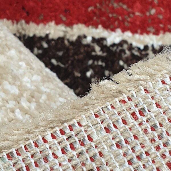 Spoltex , Kusový koberec Florentina 613-64 beige/red, 80x150, béžová, obývacia izba