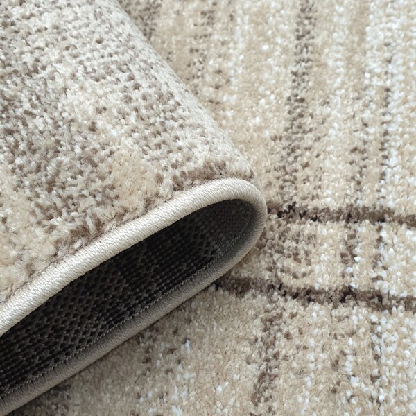 Spoltex , Kusový koberec Florentina 613-64 beige/red, 80x150, béžová, obývacia izba