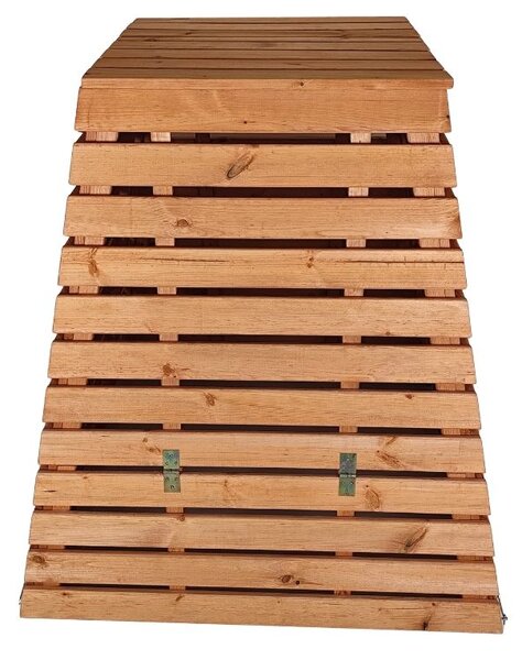 Drevený kompostér 1040 L pyramída - česká výroba