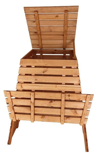 Drevený kompostér 1040 L pyramída - česká výroba
