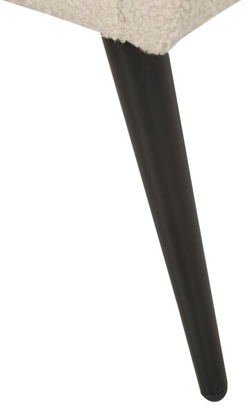 Nočný stolík béžový buklé čalúnenie 1 zásuvka minimalistický dizajn nábytok do spálne